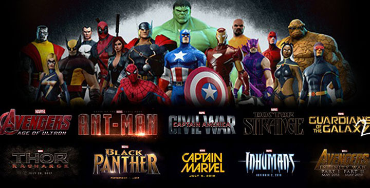 Les prochaines sorties de films Marvel et DC - GeekOuPasGeek