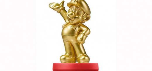 Mario Amiibo doré figurine nintendo wiiu