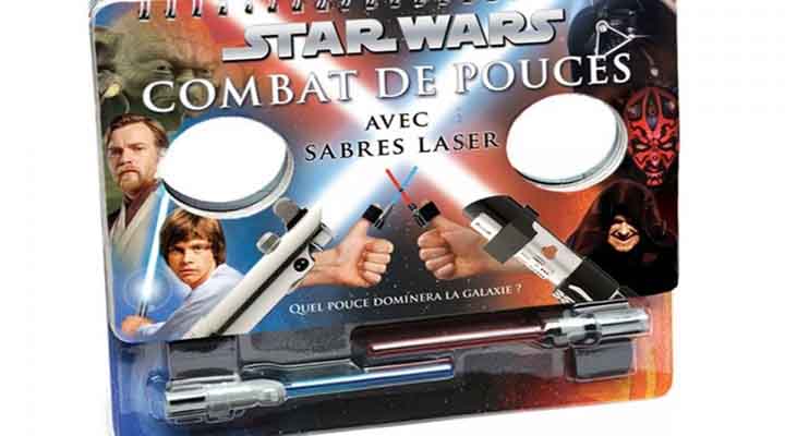 sabre laser pouces