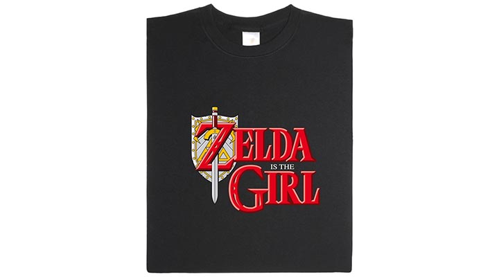 t-shirt zelda link princesse