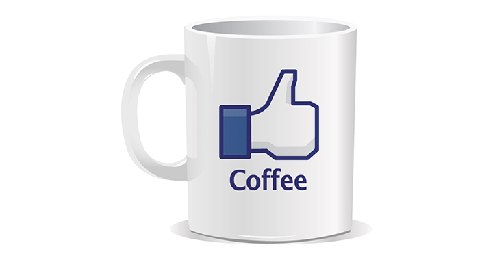 tasse like facebook café thé coffee tea