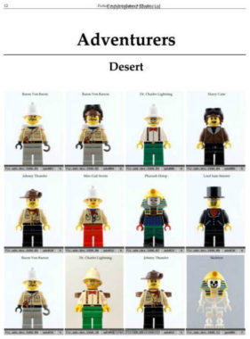 catalogue figurines lego