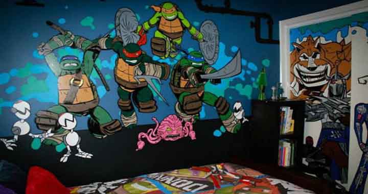 chambres tortues Ninja