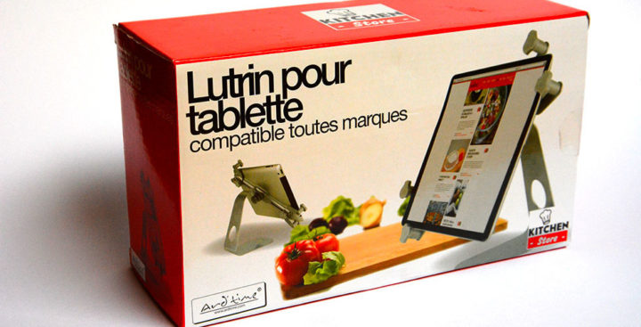 pupitre pour tablette cuisine