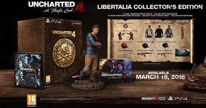 edition collector uncharted 4