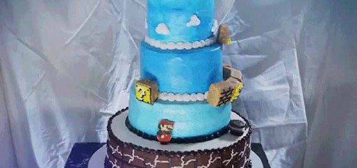 gateau mario animation stop-motion