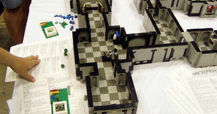 jeu de plateau lego Brickquest