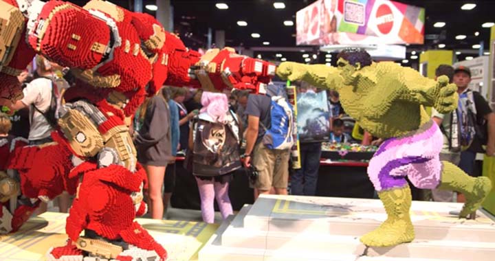 lego hulkbuster hulk comic con 2015