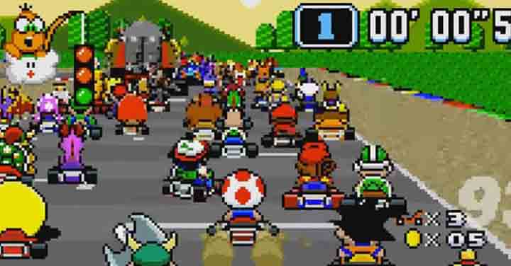 mario kart 101 personnages