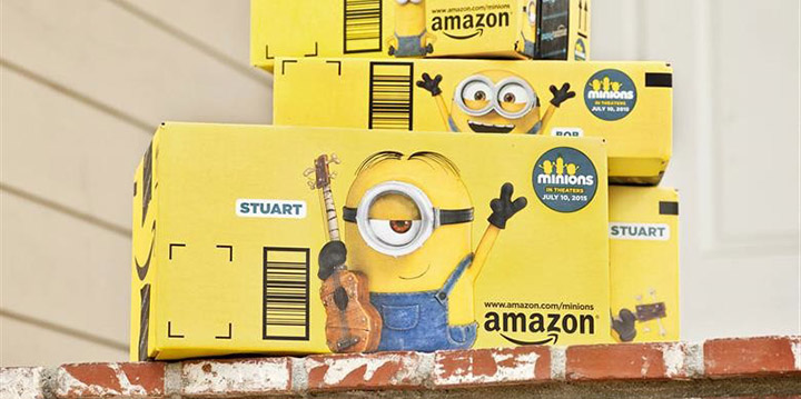 minions amazon boites