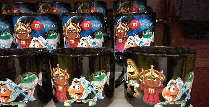 mugs m&m's star wars world store lili gomes feat