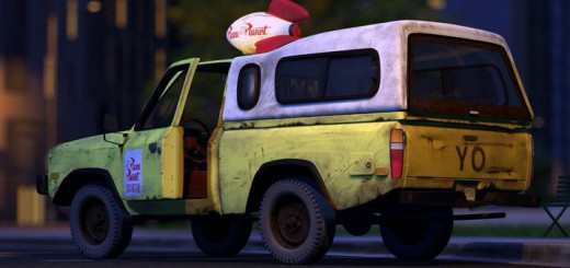 pizza planet pixar jeep camion cinema films cameo toy story